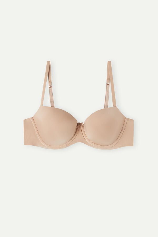 Podprsenka Intimissimi Sofia Natural Lift Balconette Ultralight Microfiber Damske Oranžové Béžové | 13605-IUGL