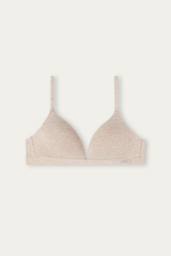 Podprsenka Intimissimi Tiziana Triangle Cotton Damske Béžové | 98031-URYS