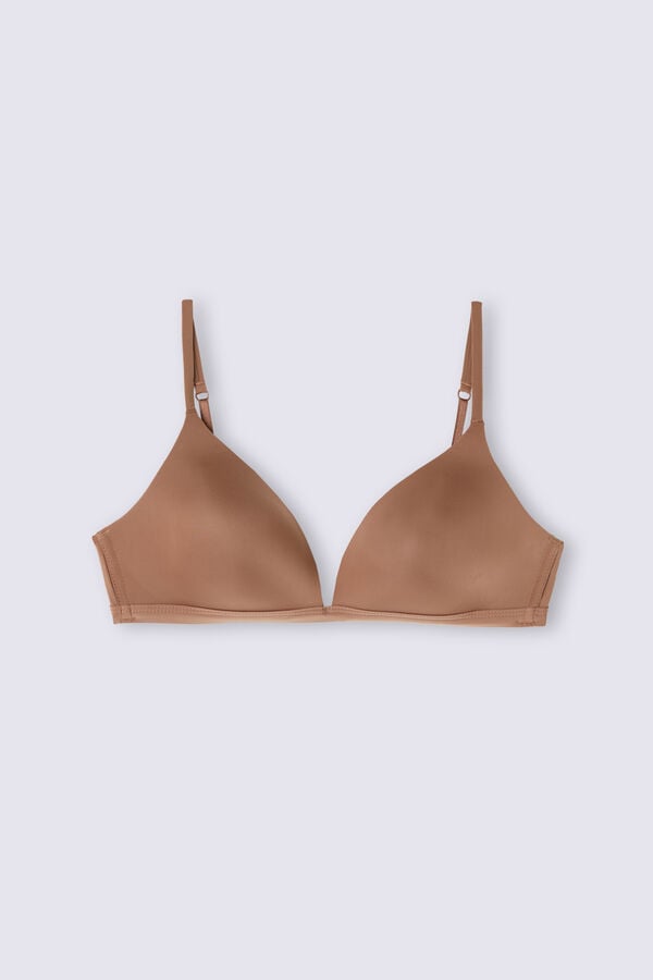 Podprsenka Intimissimi Tiziana Triangle Ultralight Microfiber Damske Tmavo Béžové | 69038-TQES