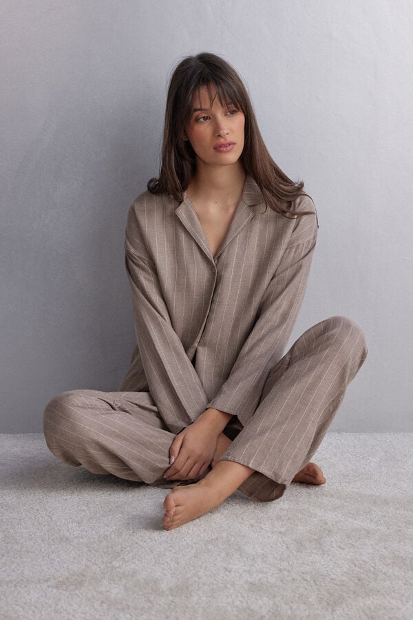 Pyžamá Intimissimi Comfort First Woven Modal Damske Béžové | 75421-YQHP