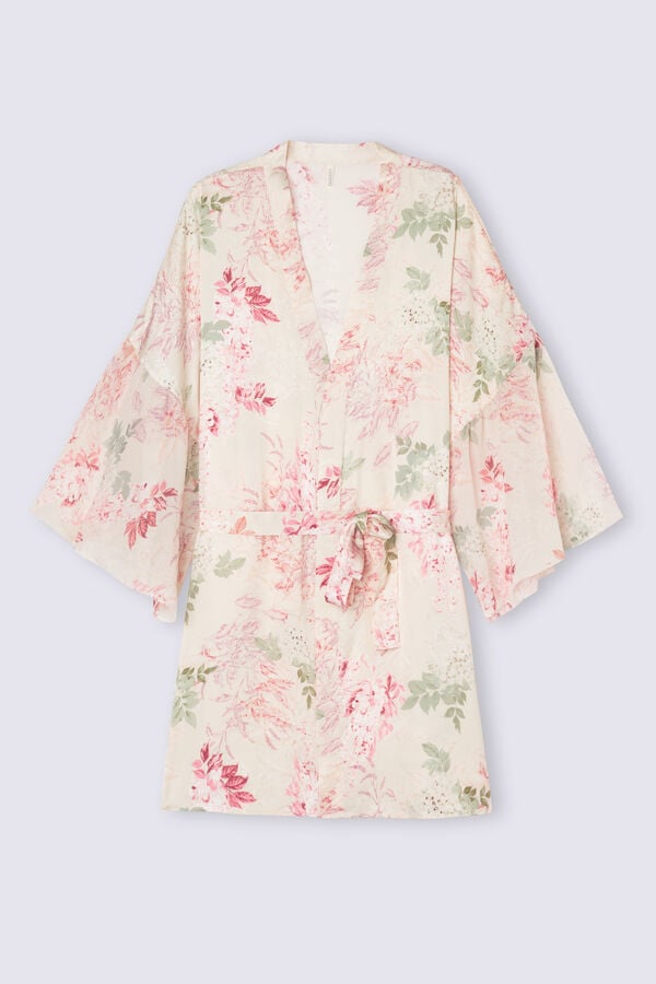 Pyžamá Intimissimi Secret Garden Satin Kimono Damske Viacfarebný | 78194-NZEI