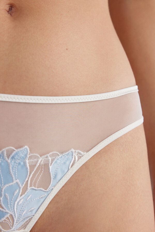 Slipy Intimissimi Eternal Flowerszilian Damske Modre | 35189-UZTG