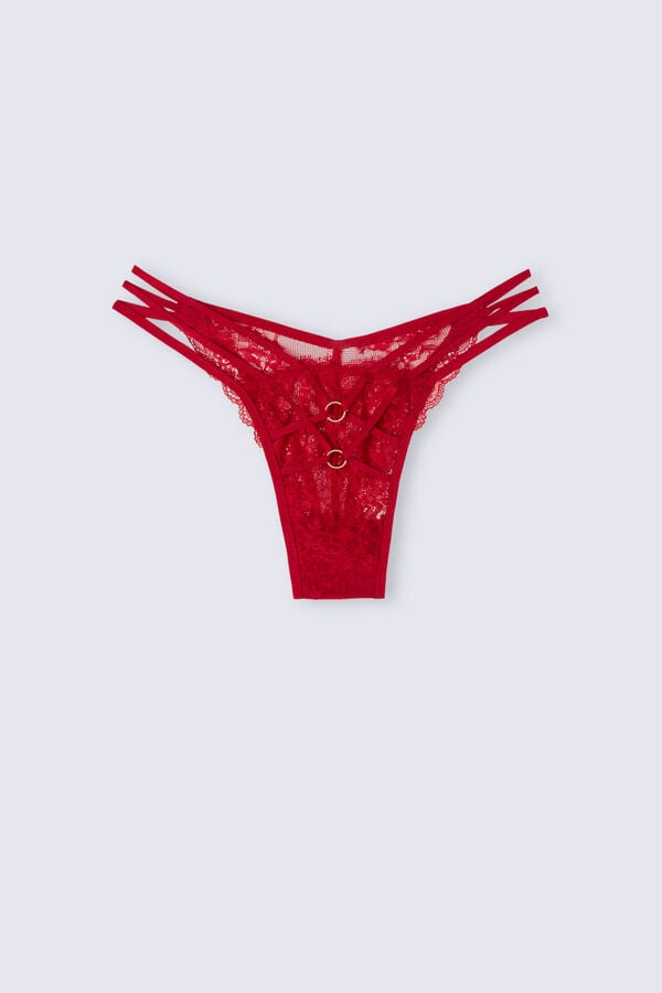 Slipy Intimissimi Intricate Surface ‘80s Stylezilian Damske Červené | 83642-QGAH