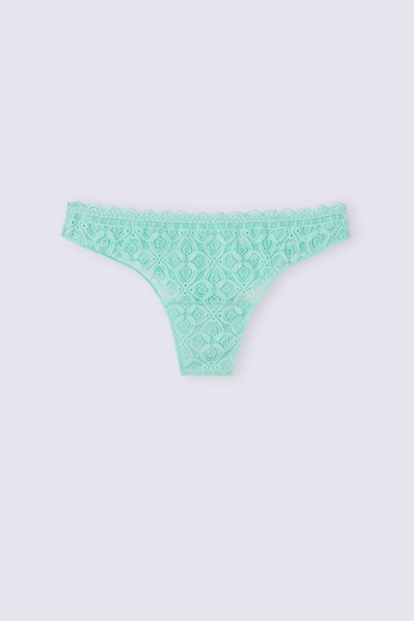 Slipy Intimissimi Lace And Microfiberzilian Damske Zelene | 39847-RQSP