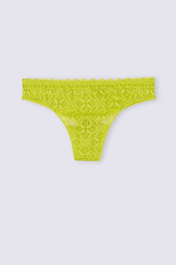 Slipy Intimissimi Lace And Microfiberzilian Damske Zelene | 73026-XCPU