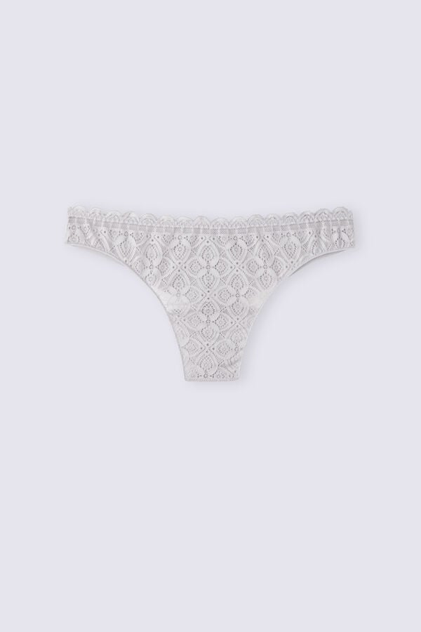 Slipy Intimissimi Lace And Microfiberzilian Damske Siva | 72089-JBWM