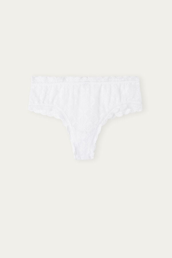 Slipy Intimissimi Lace Hipsterzilian Damske Biele | 13469-TCQX