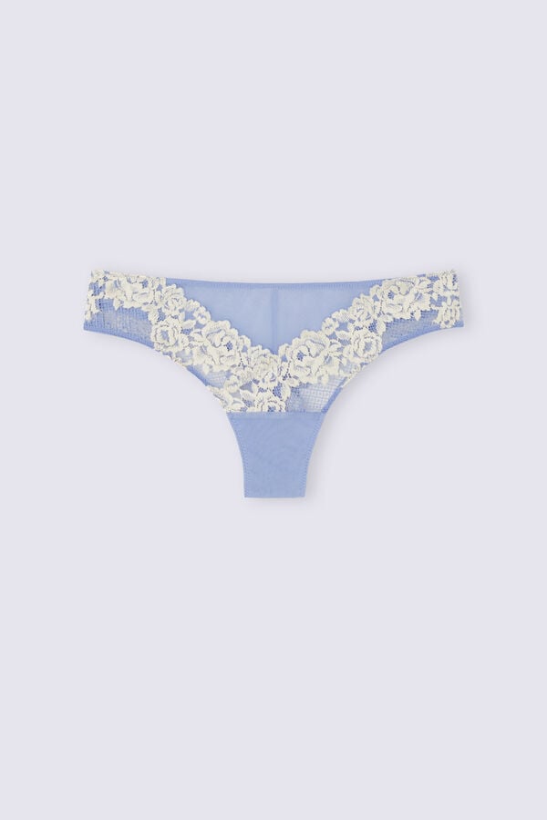 Slipy Intimissimi Pretty Flowerszilian Damske Modre Biele | 43197-CAGP