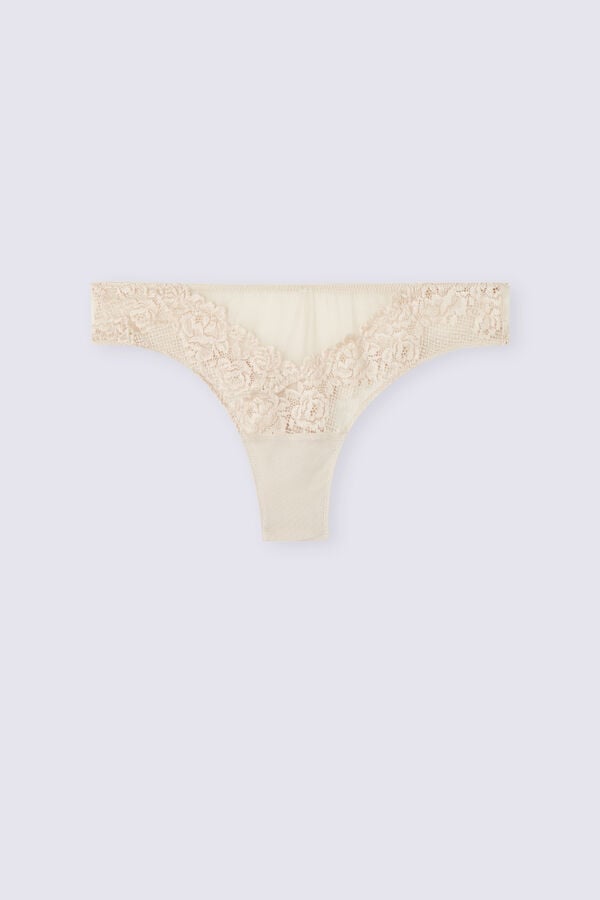 Slipy Intimissimi Pretty Flowerszilian Damske Krém Ruzove | 36451-CPNZ