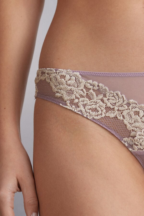 Slipy Intimissimi Pretty Flowerszilian Damske Biele | 35648-MPHU