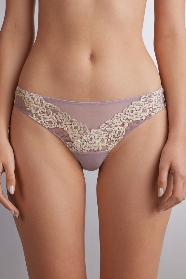 Slipy Intimissimi Pretty Flowerszilian Damske Biele | 35648-MPHU