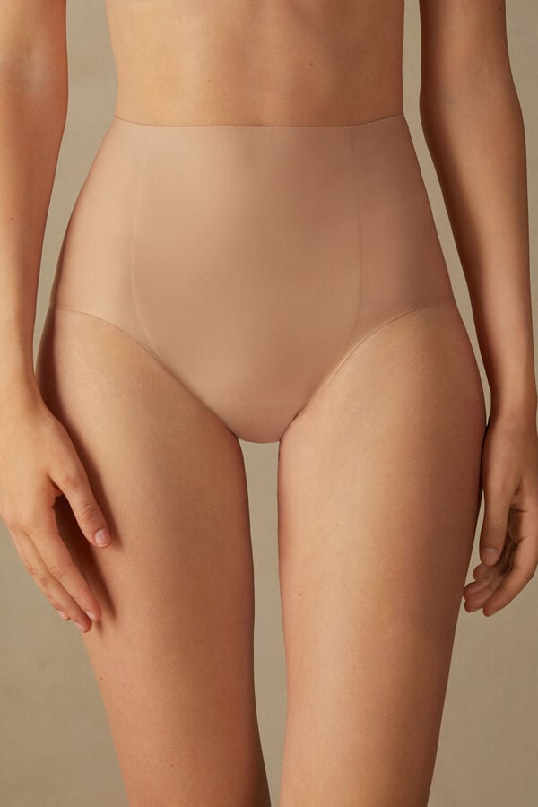 Slipy Intimissimi Raw-Cut Microfiber Damske Oranžové Béžové | 28749-RSKY