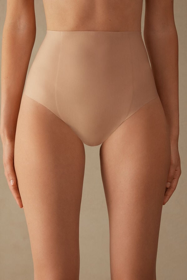 Slipy Intimissimi Raw-Cut Microfiber French Knickers Damske Oranžové Béžové | 90127-WHVD