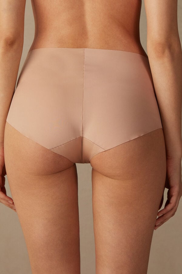 Slipy Intimissimi Seamless Microfiber Hipster Damske Oranžové Béžové | 24309-QNID