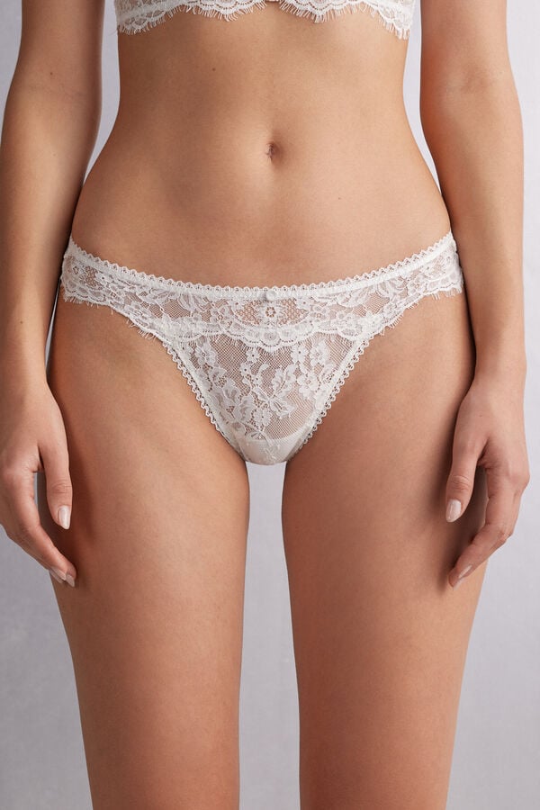 Slipy Intimissimi The Most Romantic Seasonzilian Damske Biele | 95236-ZBUM