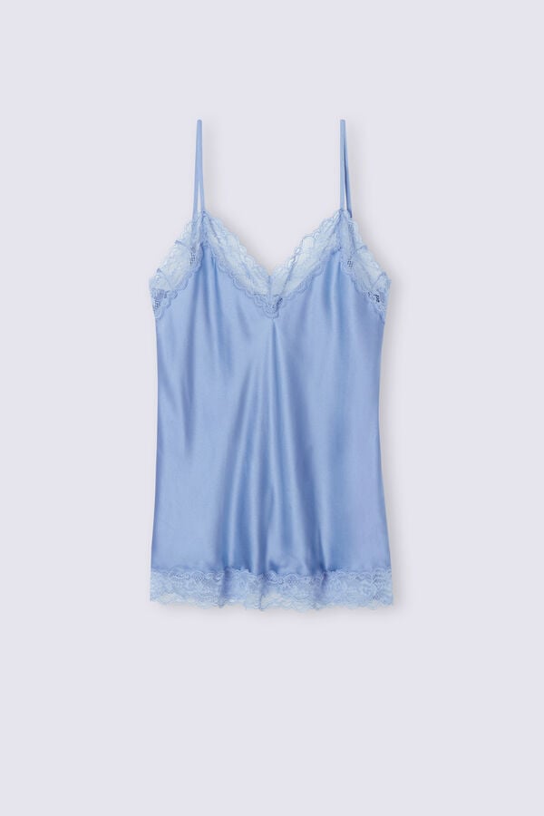 Tielko Intimissimi Lace And Silk Damske Modre | 13842-ZUPM