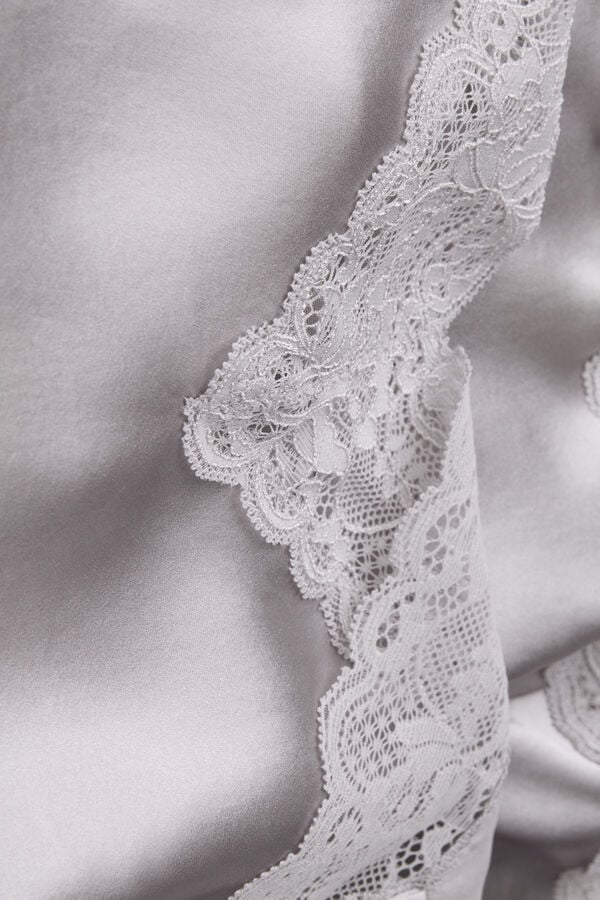 Tielko Intimissimi Lace And Silk Damske Siva | 70821-SVIM