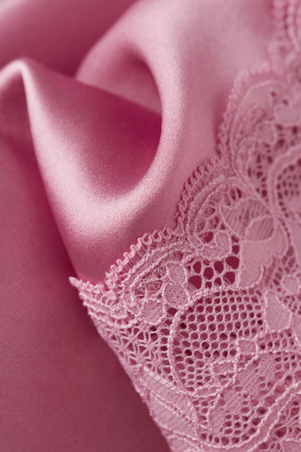 Tielko Intimissimi Lace And Silk Damske Ruzove | 15620-TJXY