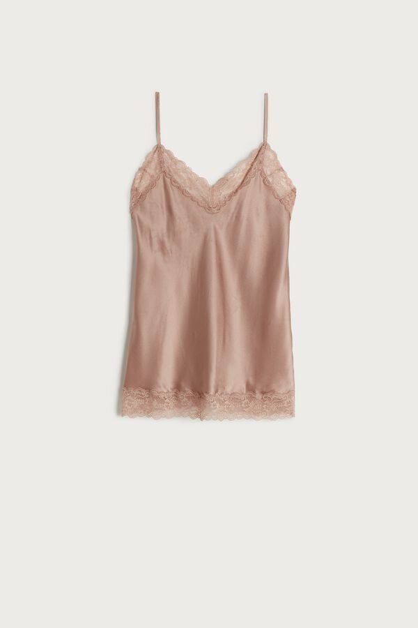 Tielko Intimissimi Lace And Silk Damske Ruzove | 74269-VDUP