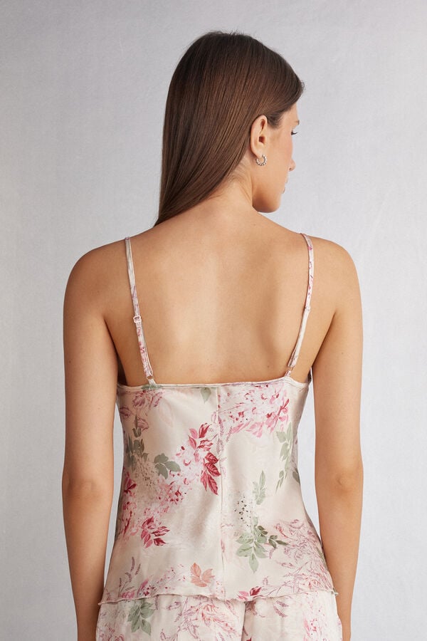 Tielko Intimissimi Secret Garden Satin Camisole Damske Viacfarebný | 34891-PEQT