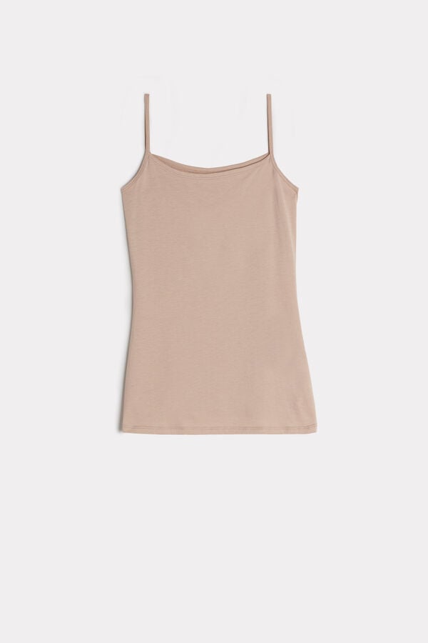 Tielko Intimissimi Ultrafresh Cotton Camisole Damske Oranžové Béžové | 05198-EUIJ